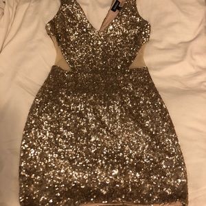 Sequined BeBe dress